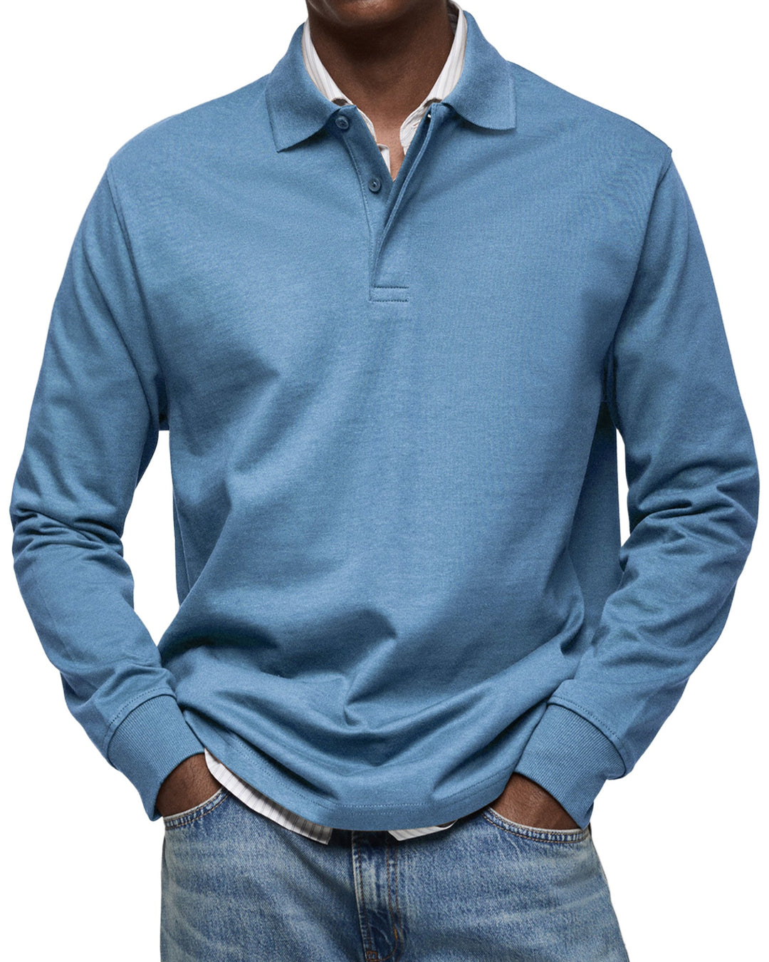 CHARLES™ – Luxury Long-Sleeved Polo Shirt for Men
