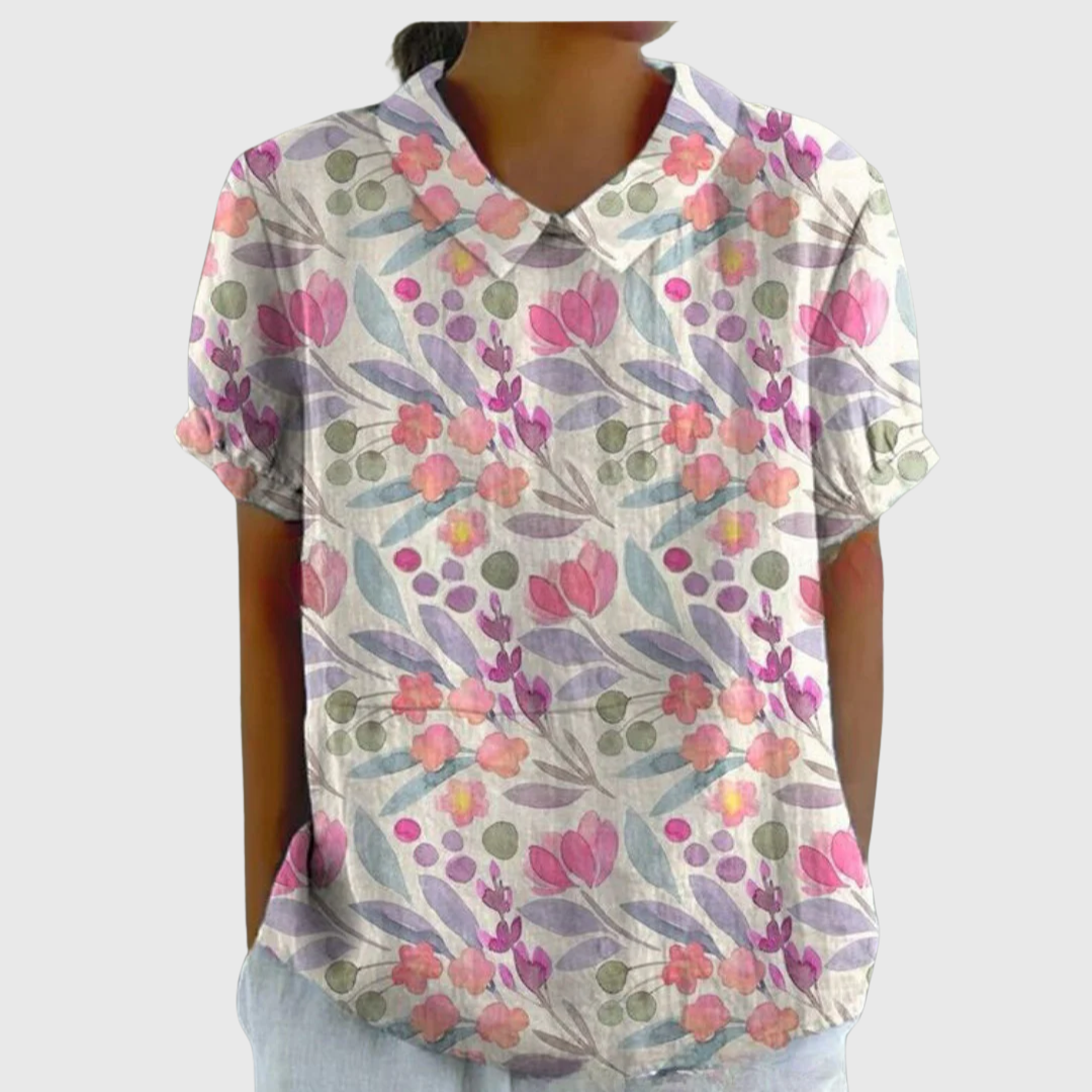 Bonnie | Vintage Floral Blouse