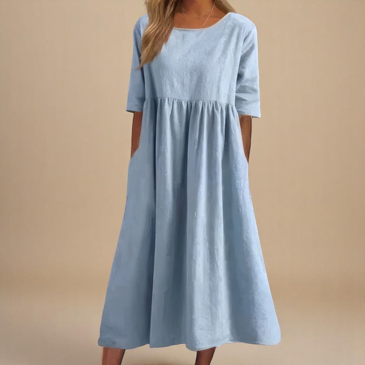 Sylvia | Classic Mid Sleeve Dress