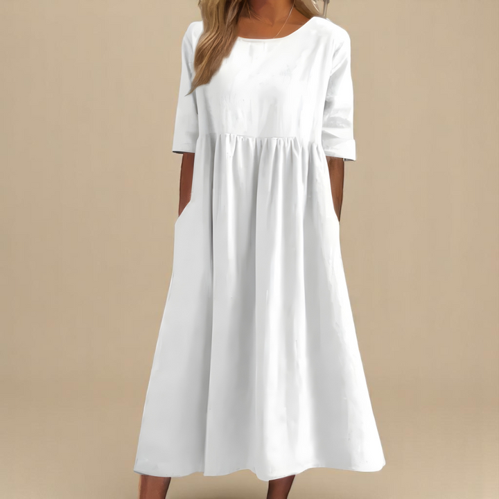 Sylvia | Classic Mid Sleeve Dress