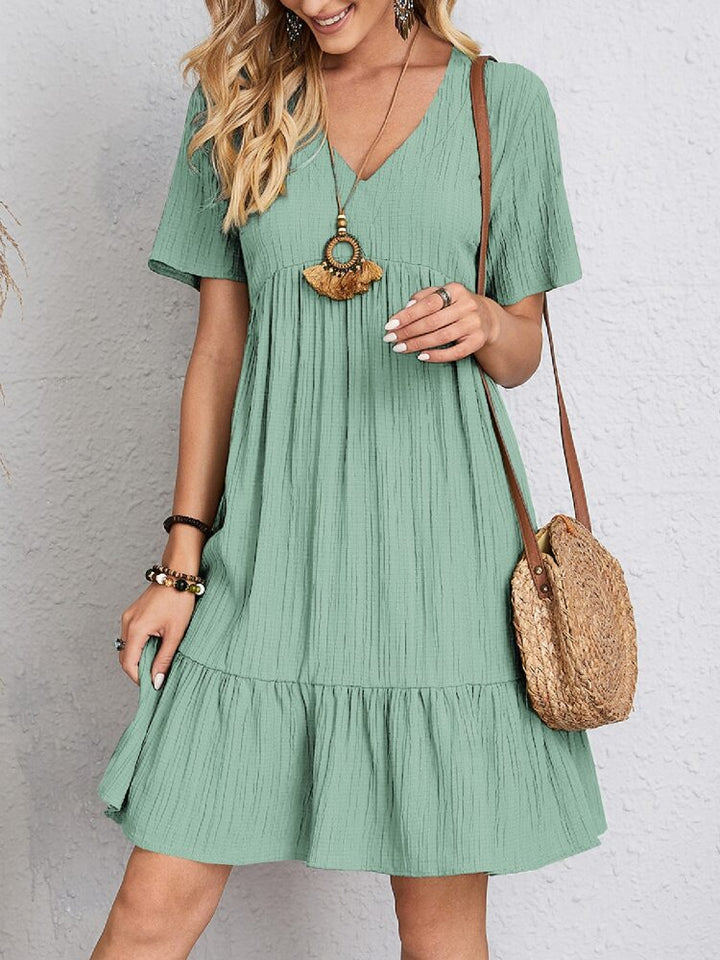 Norma | Layered Dress with Tummy Coverage