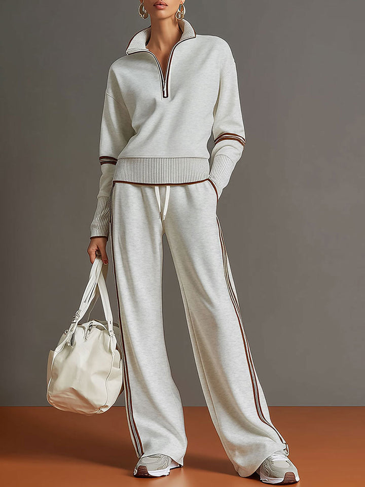 Elaine | Wide-Leg Trouser and Blouse Set