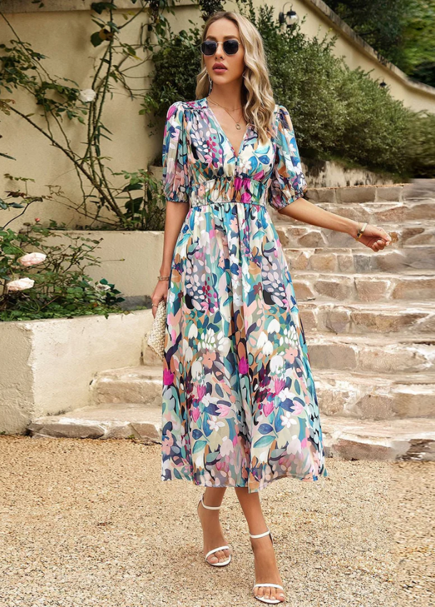 Irene | Flattering Midi Dress
