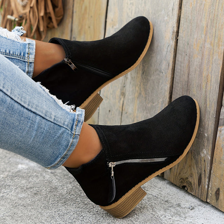 Kathleen | Elegant Comfortable Zipper Shoes