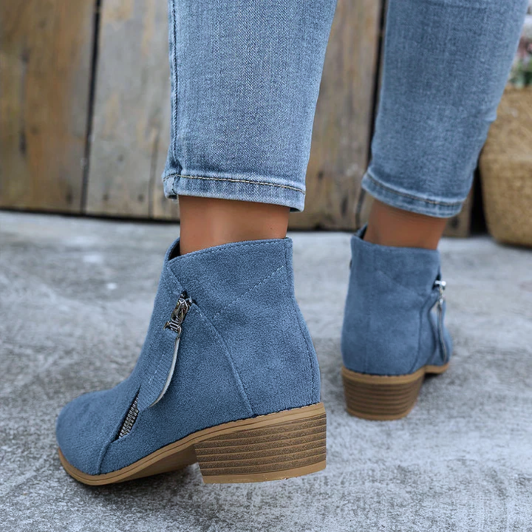 Kathleen | Elegant Comfortable Zipper Shoes