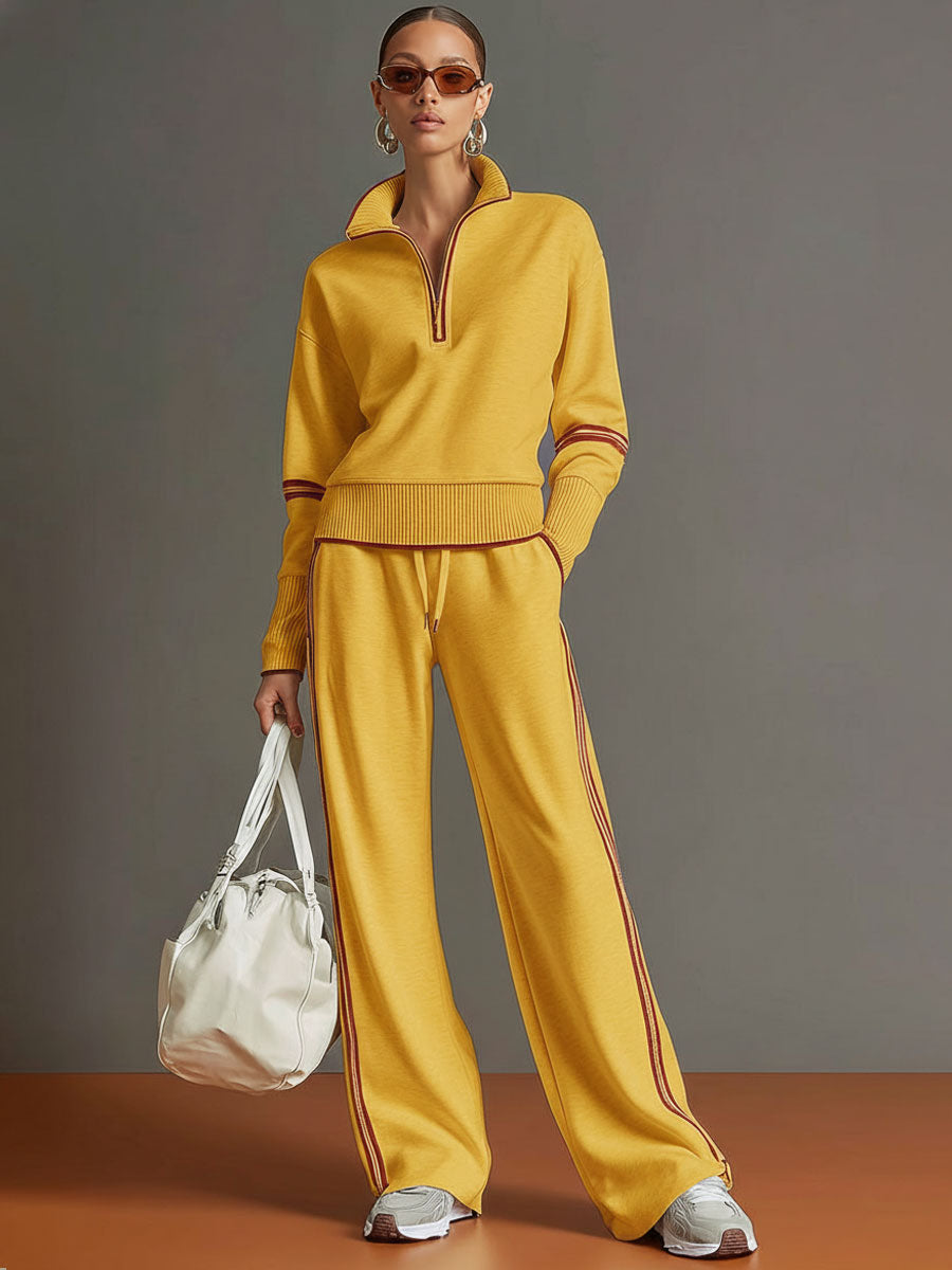 Elaine | Wide-Leg Trouser and Blouse Set