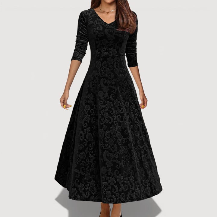 Margaret™ | Elegant Velvet Dress