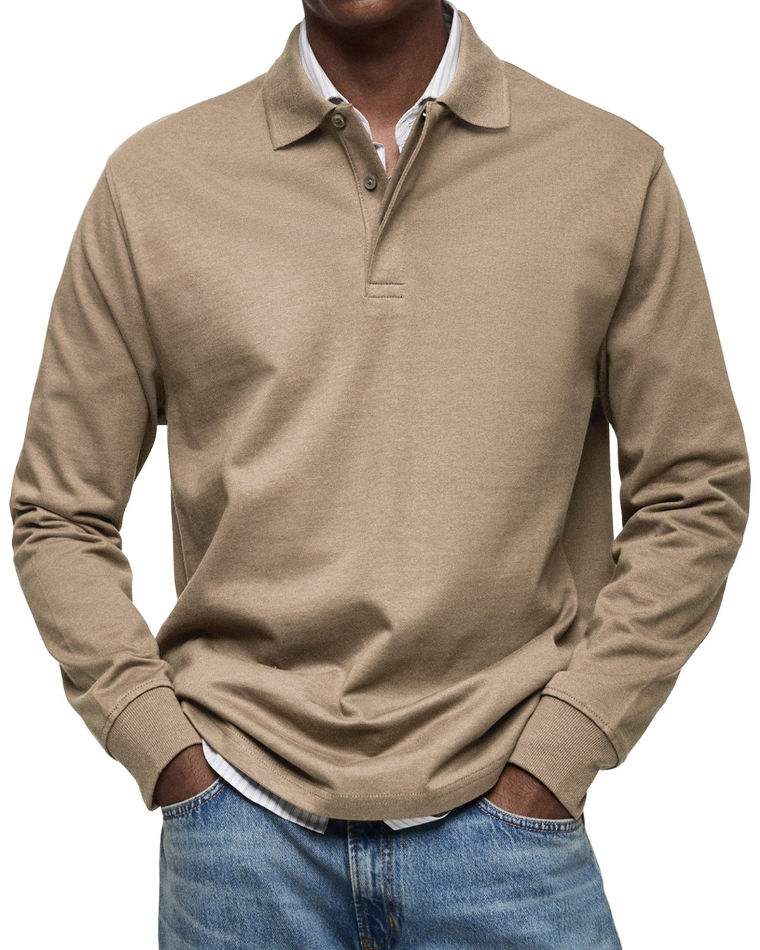 CHARLES™ – Luxury Long-Sleeved Polo Shirt for Men