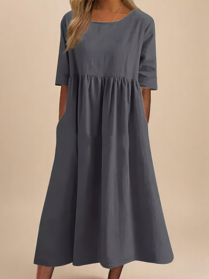 Sylvia | Classic Mid Sleeve Dress