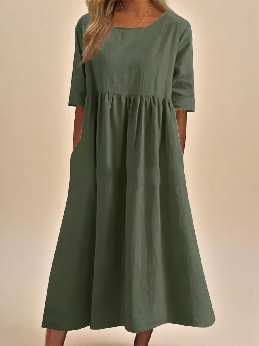 Sylvia | Classic Mid Sleeve Dress