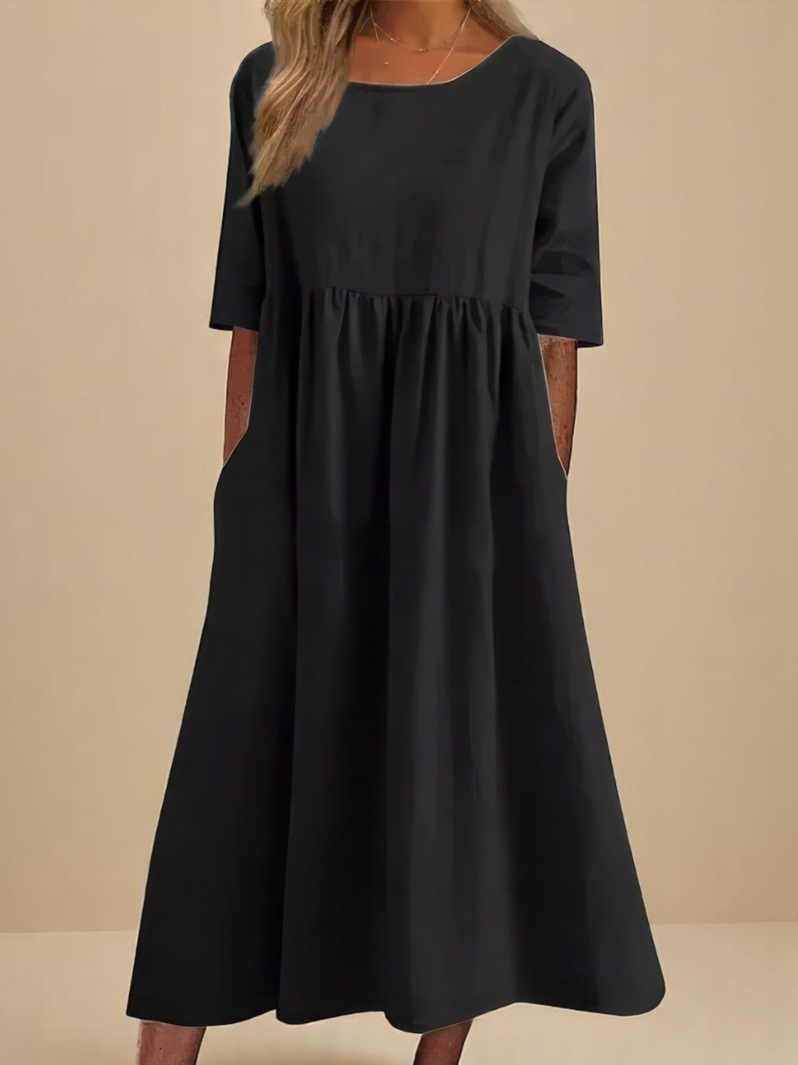 Sylvia | Classic Mid Sleeve Dress