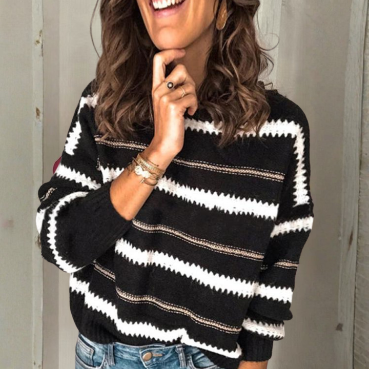 MALTI™ - Casual Long Sleeve Crewneck Sweater