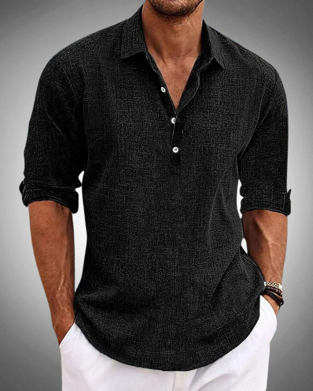 Michael | Refined Button-Front Classic Shirt