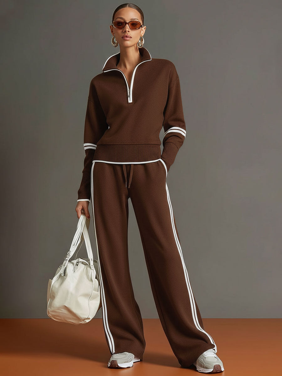 Elaine | Wide-Leg Trouser and Blouse Set