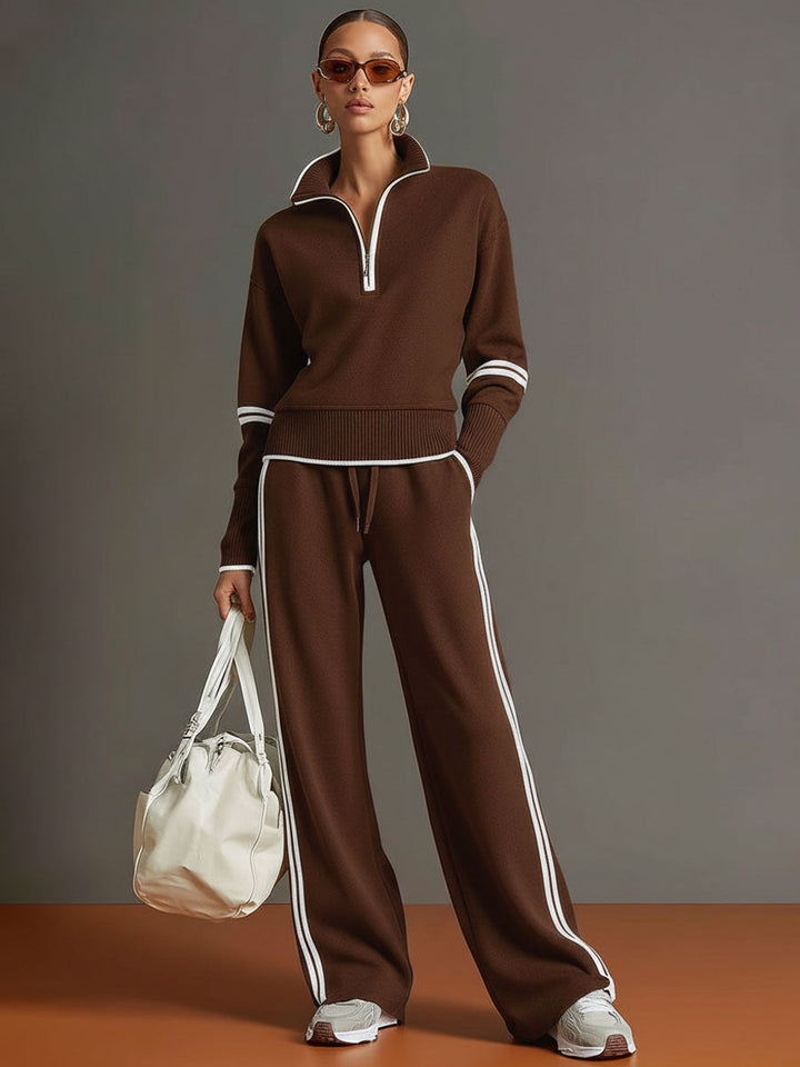 Elaine | Wide-Leg Trouser and Blouse Set