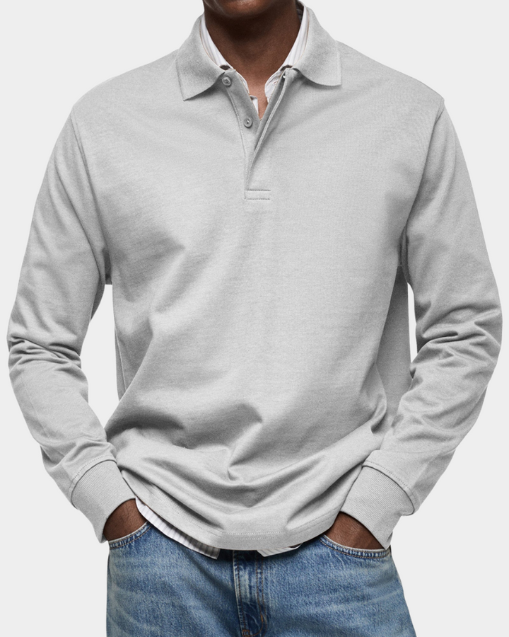 Jeffrey | Classic Long Sleeve Polo Shirt