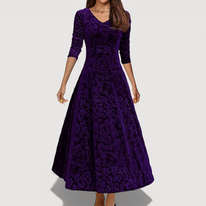 Margaret™ | Elegant Velvet Dress