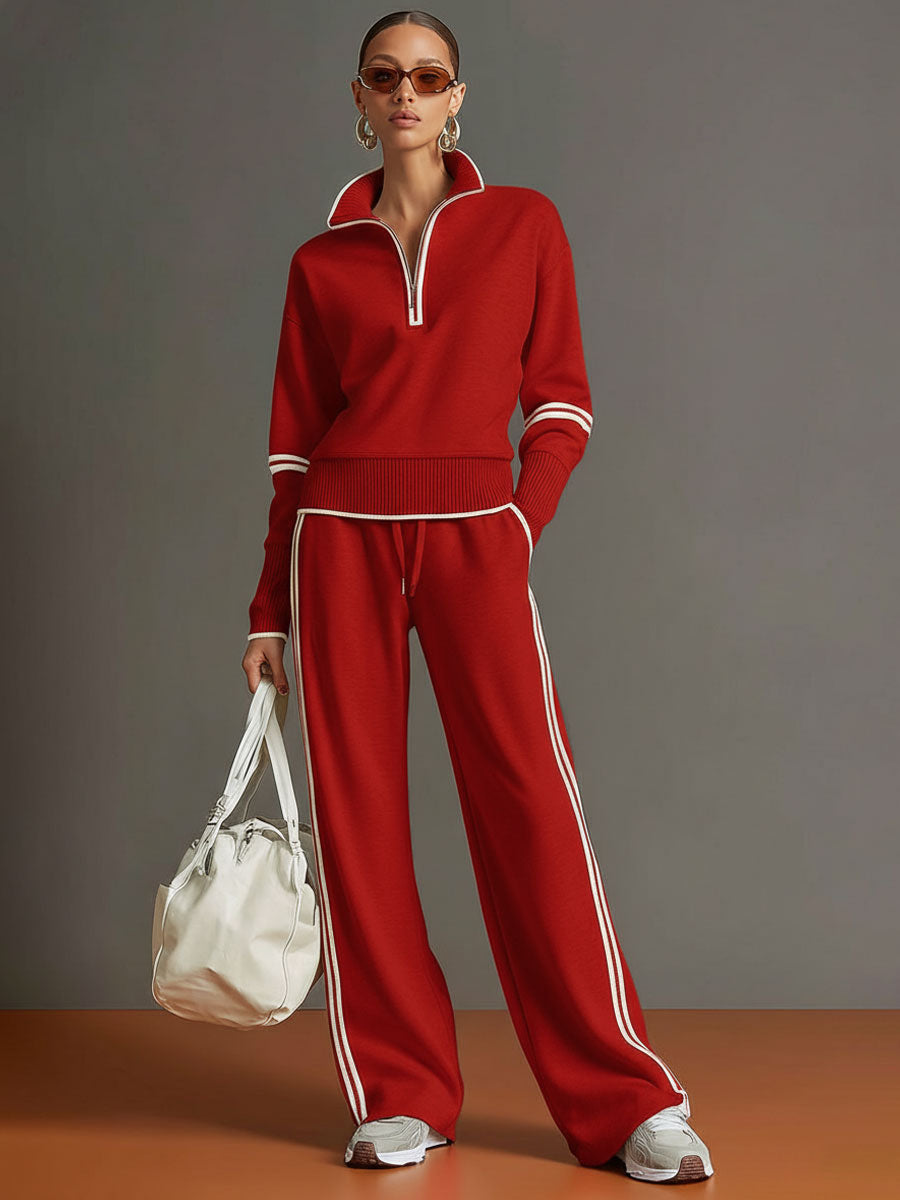 Elaine | Wide-Leg Trouser and Blouse Set