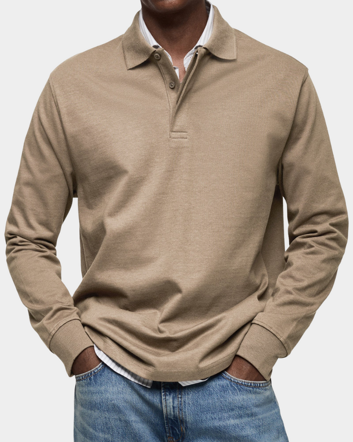 Jeffrey | Classic Long Sleeve Polo Shirt