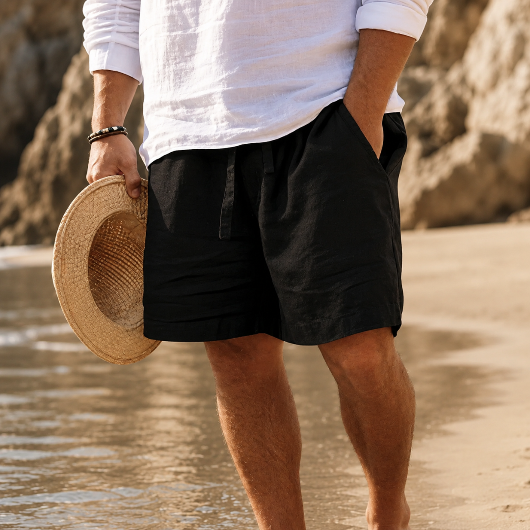 Andy - Men's Summer Cotton Linen Shorts