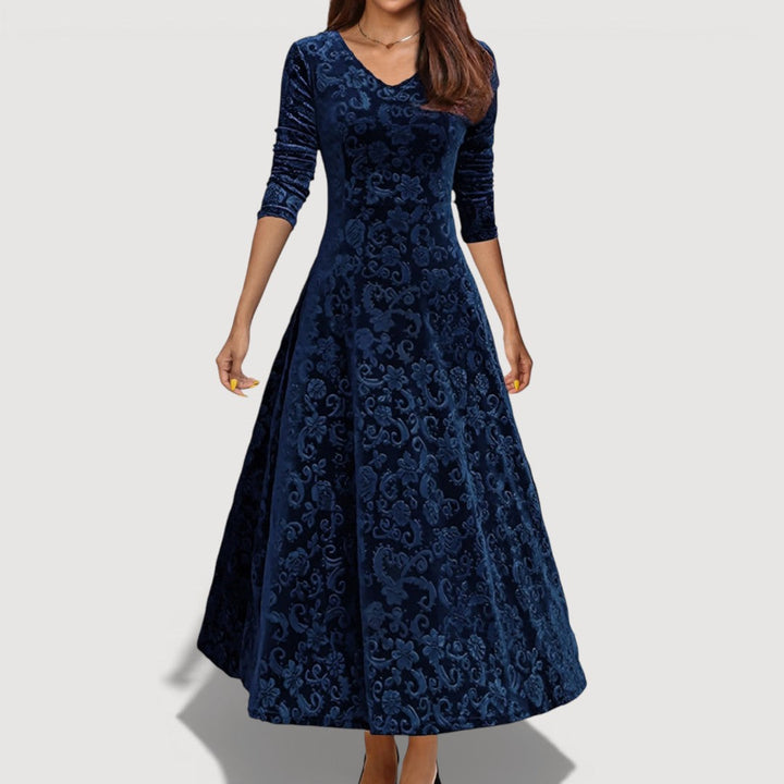 Margaret™ | Elegant Velvet Dress