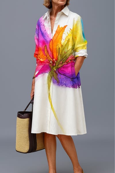 SANDRINE | COMFORTABLE AND ELEGANT POLO DRESS