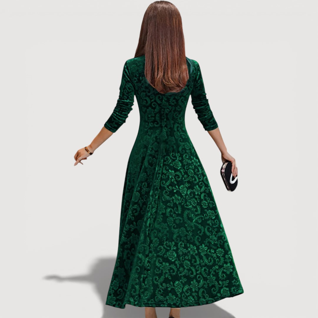 Margaret™ | Elegant Velvet Dress