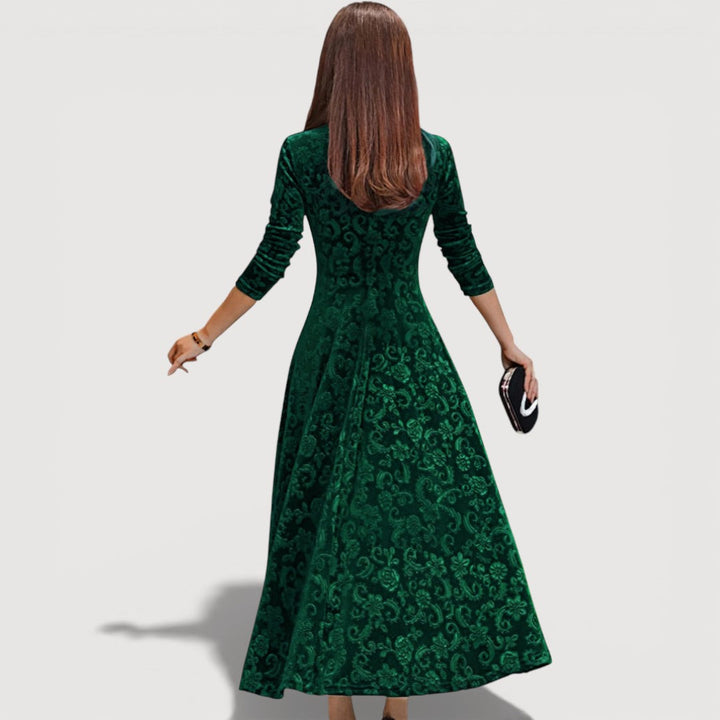 Margaret™ | Elegant Velvet Dress
