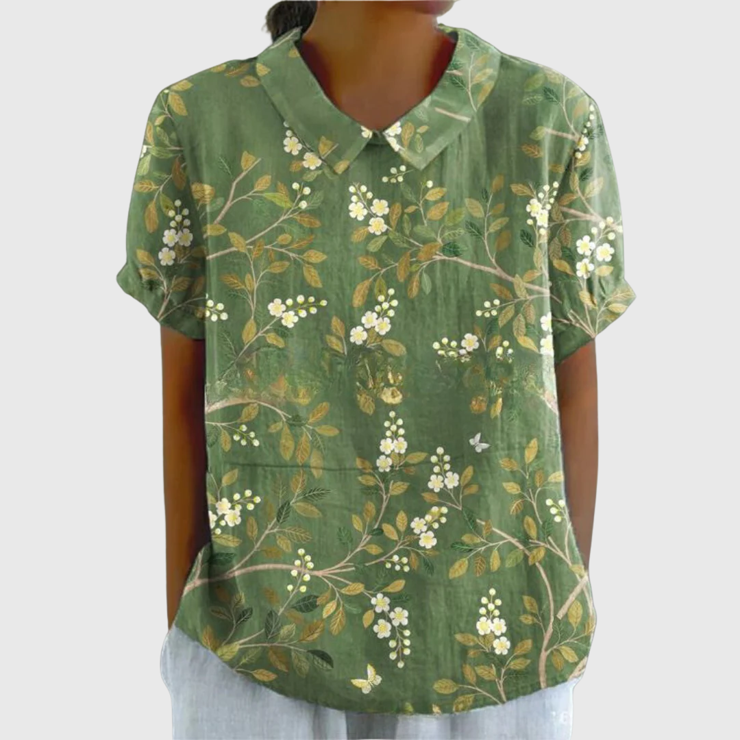 Bonnie | Vintage Floral Blouse