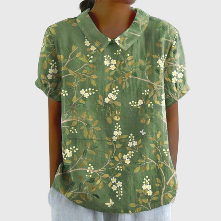 Bonnie | Vintage Floral Blouse