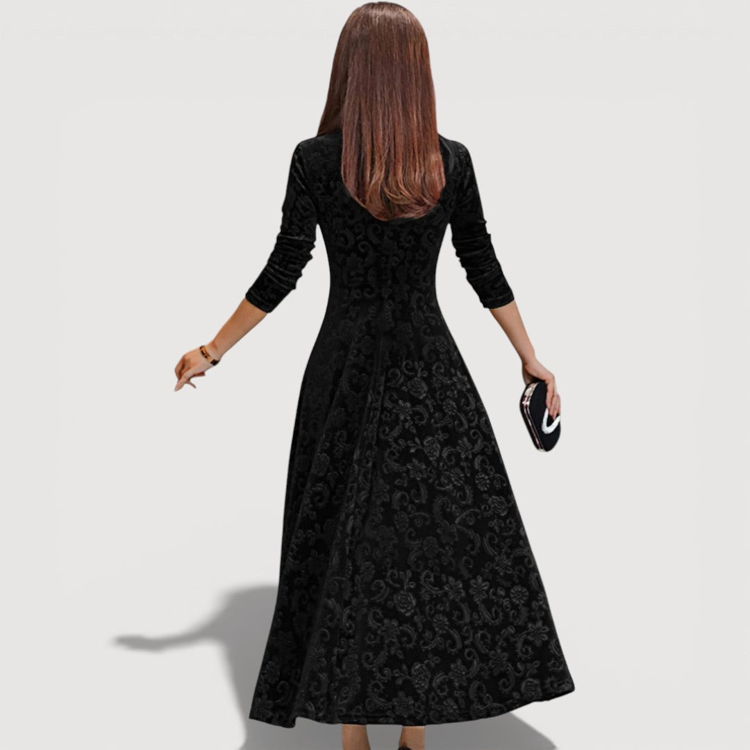 Margaret™ | Elegant Velvet Dress