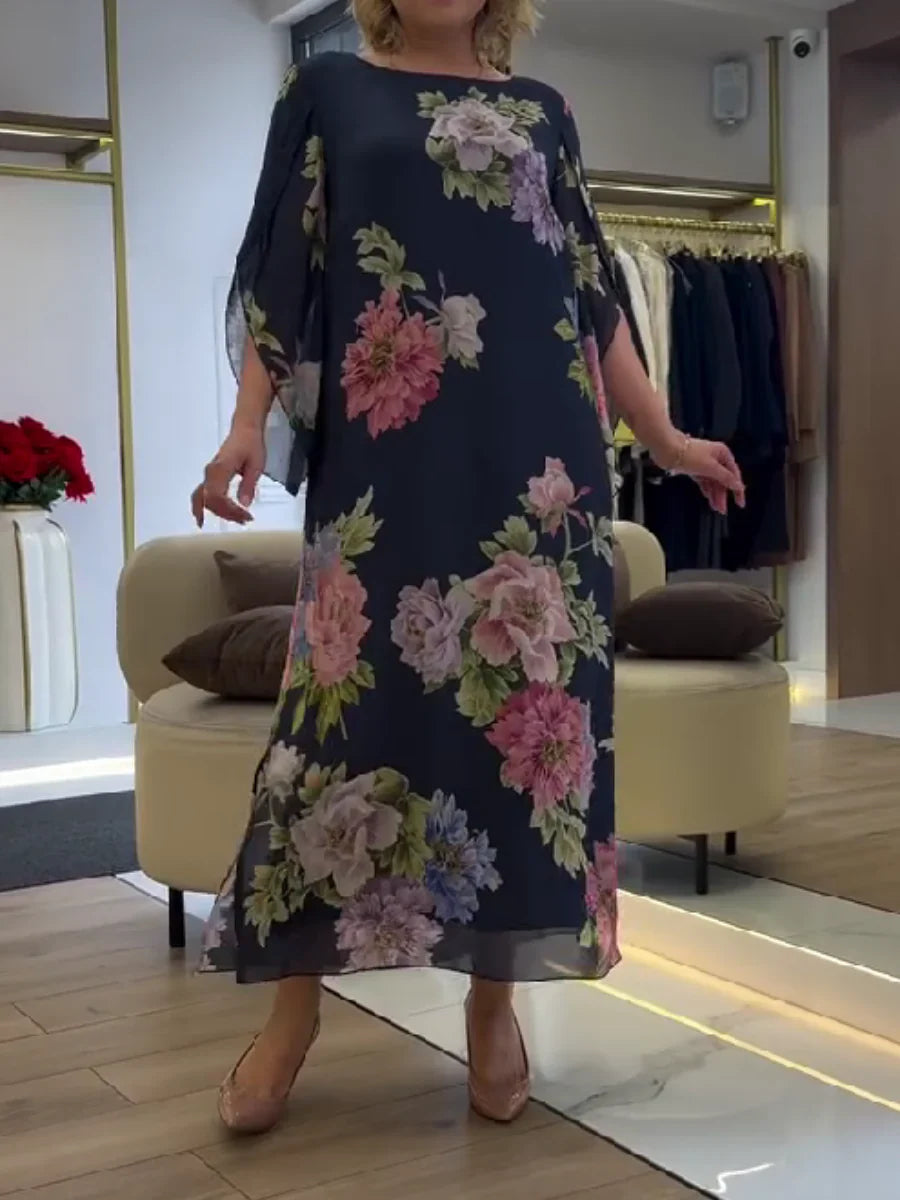 Bernadette | Floral Print Maxi Dress