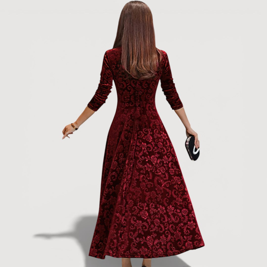 Margaret™ | Elegant Velvet Dress
