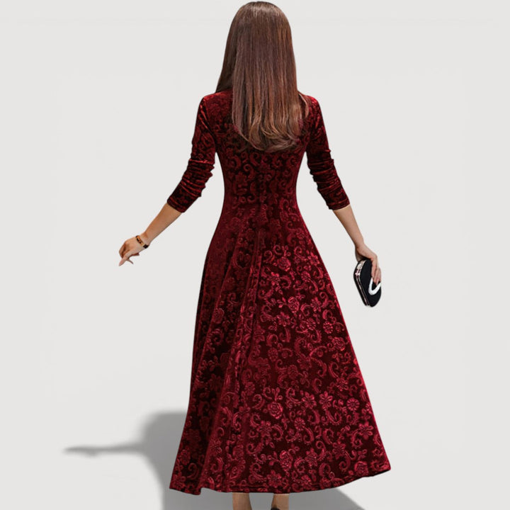 Margaret™ | Elegant Velvet Dress