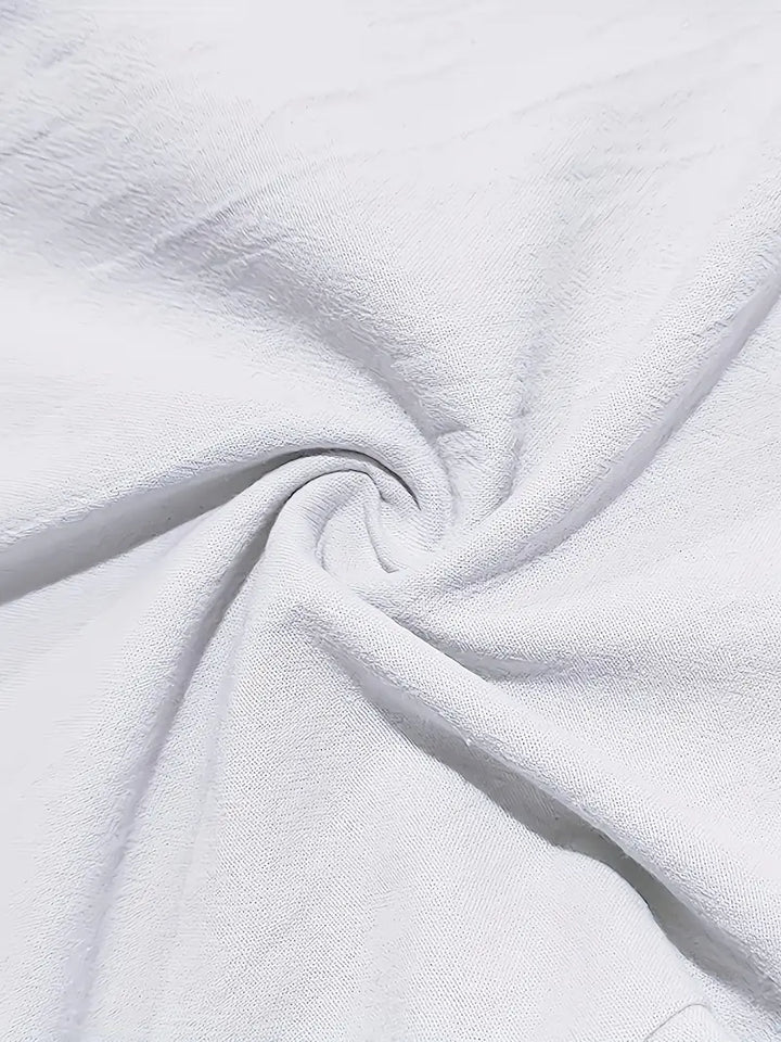 NICHOLS | WIDE LINEN PANTS WITH CORD