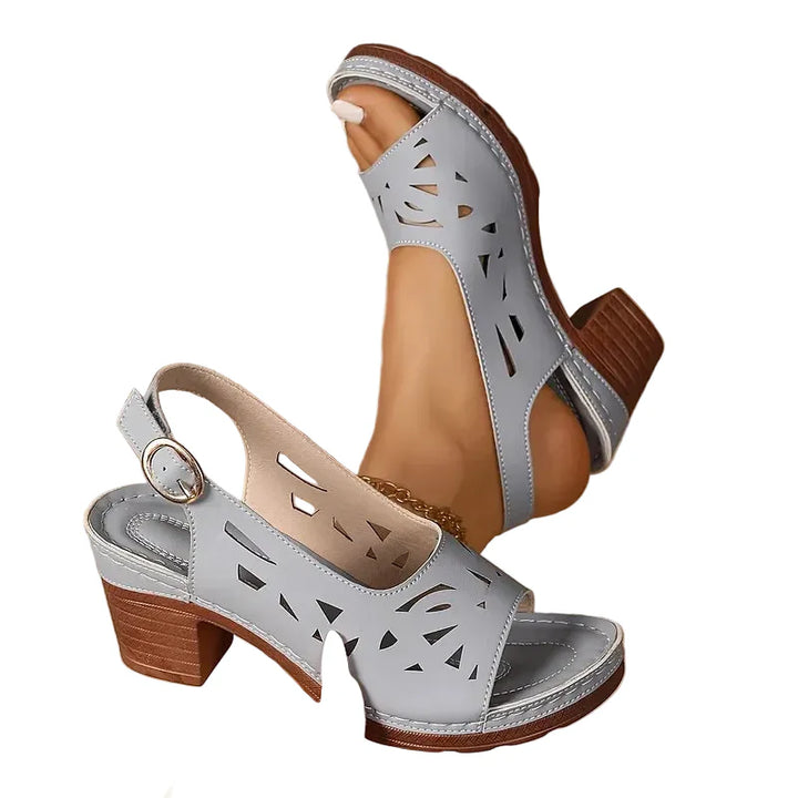 Harriet | Ankle Strap Block Heel Sandals