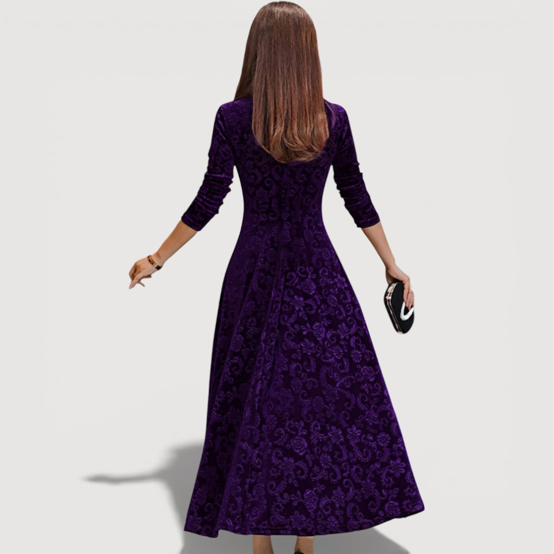 Margaret™ | Elegant Velvet Dress
