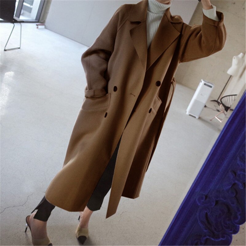EVELYN™ – Warm Soft Wool-Blend Trench Coat for Women