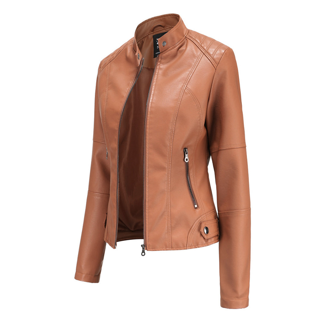 VERA™ – Luxury Leather Jacket for Women