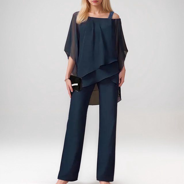 ELEANOR™ – Luxe Asymmetrical Evening Set