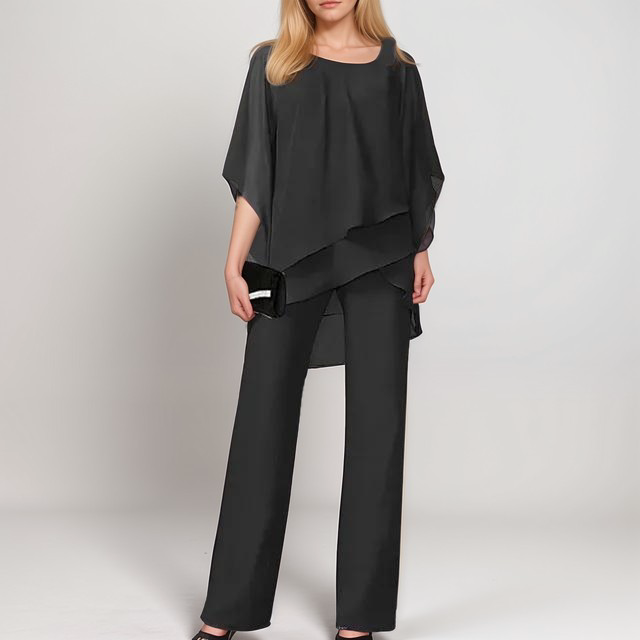 ELEANOR™ – Luxe Asymmetrical Evening Set