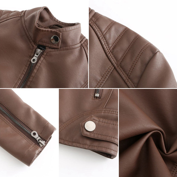 VERA™ – Luxury Leather Jacket for Women