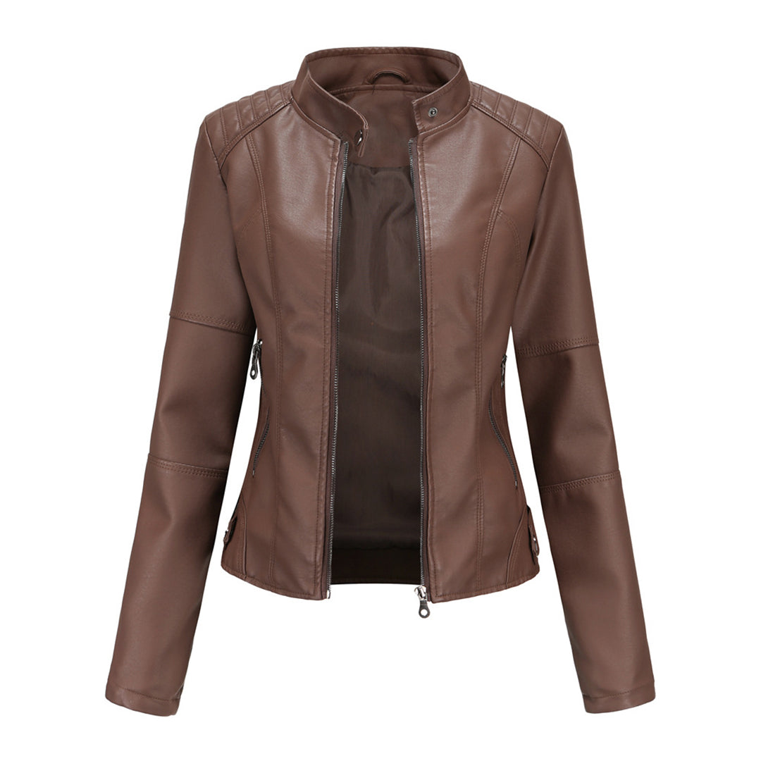 VERA™ – Luxury Leather Jacket for Women