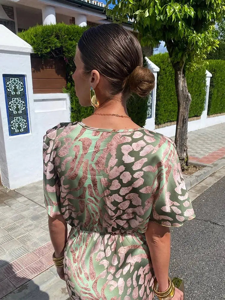 Frances | Twist Front Maxi Dress