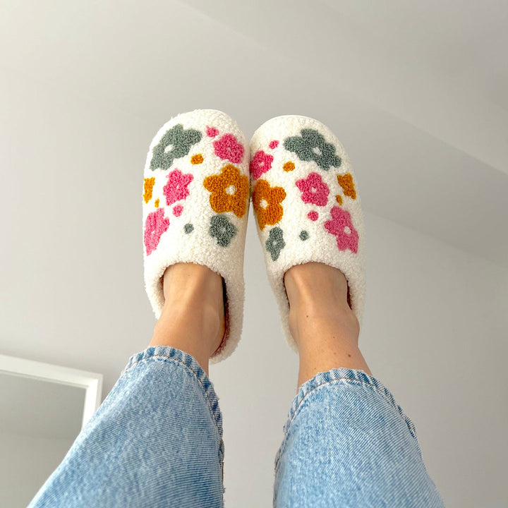 ETHEL™ – Floral Comfort Slippers for Women