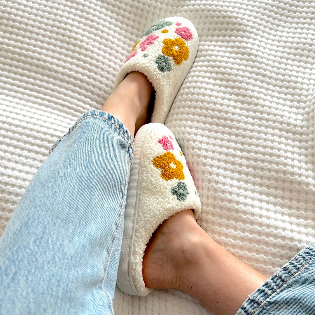 ETHEL™ – Floral Comfort Slippers for Women
