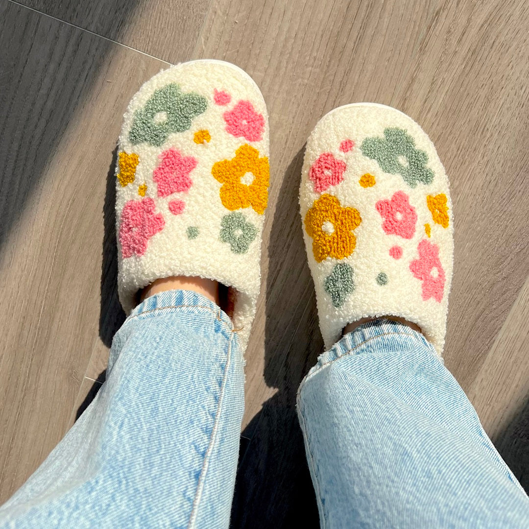 ETHEL™ – Floral Comfort Slippers for Women