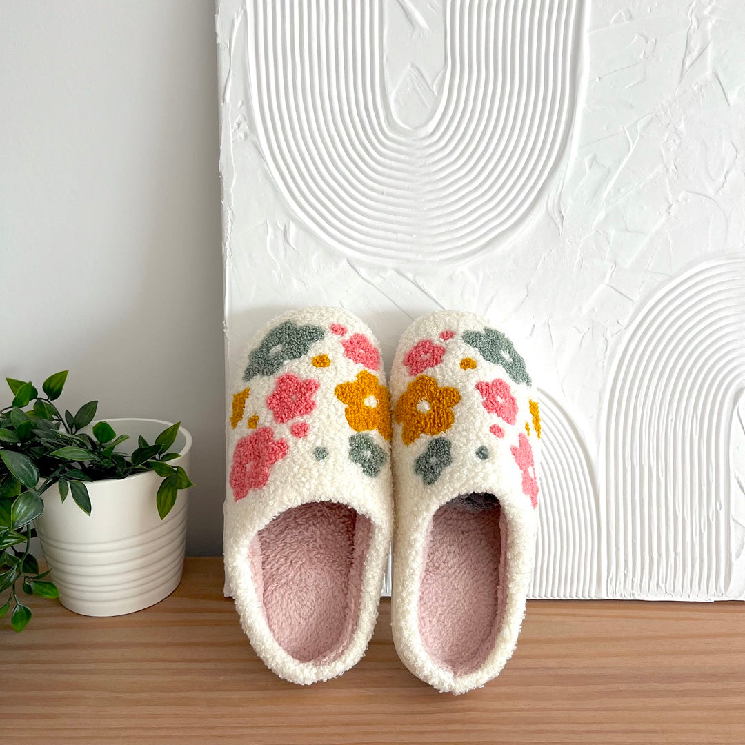 ETHEL™ – Floral Comfort Slippers for Women