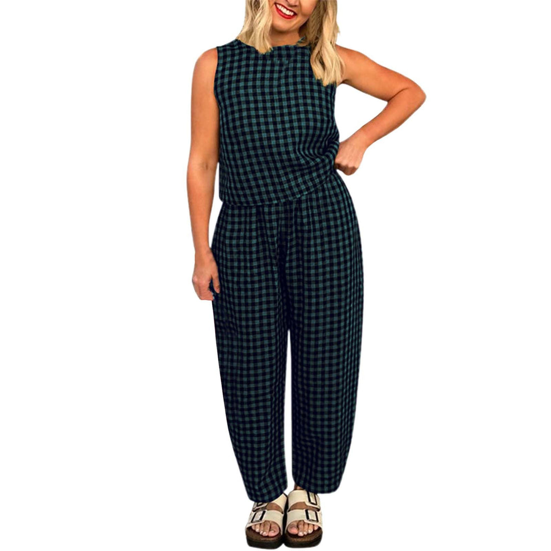 QACHA™ - Lightweight Casual Sleeveless Two-Piece Loungewear