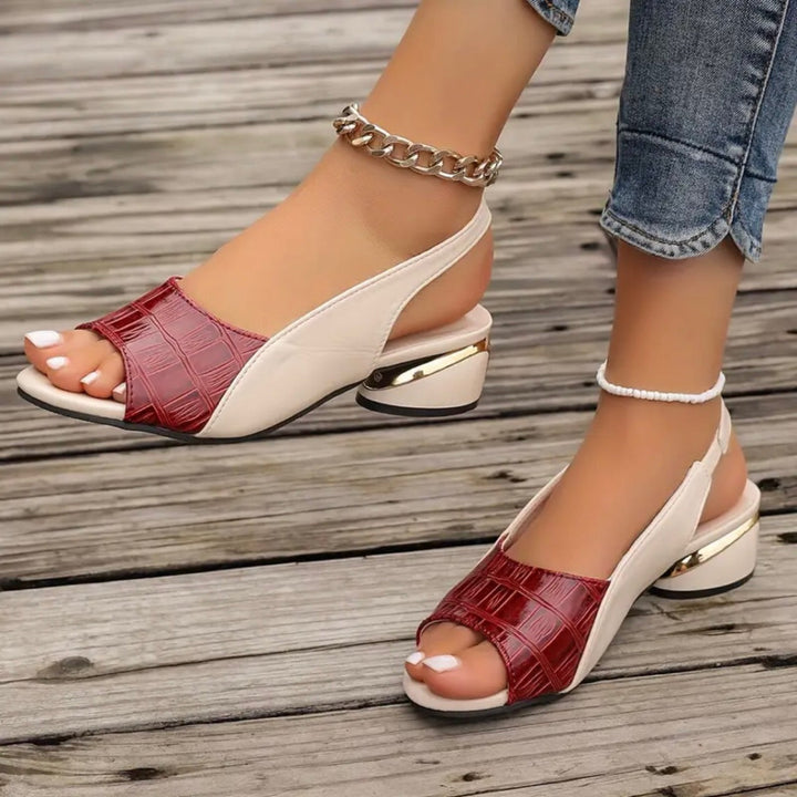 Donna | Cross Strap Slip-On Shoes